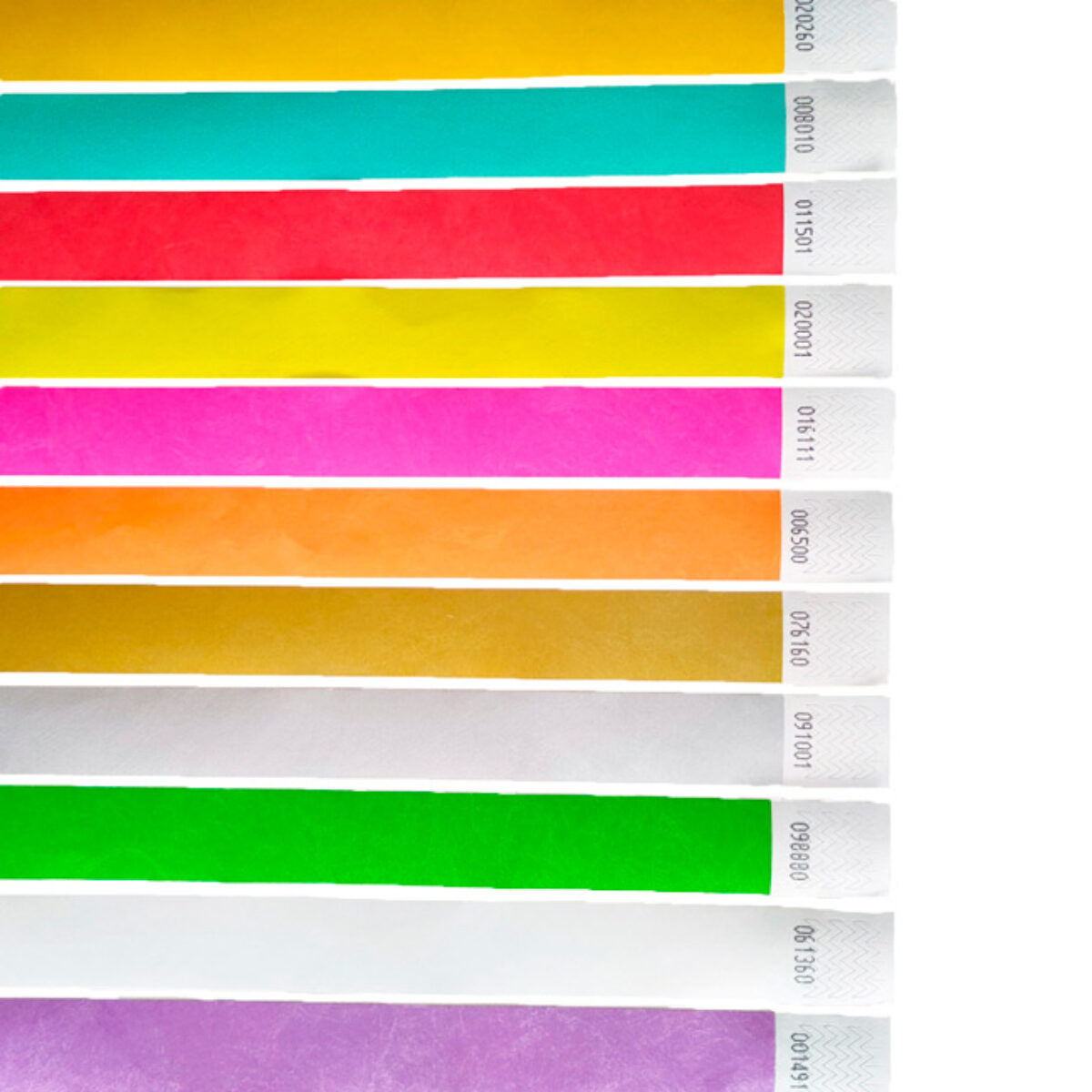 600 Pulseras De Papel Para Eventos - 6 Colores, Impermeables, Para Fiestas, Conciertos Y Parques